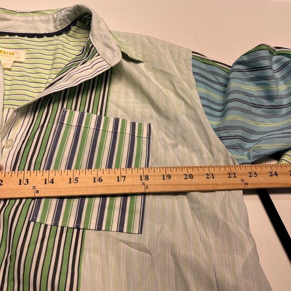 Anthropologie Maeve Alix Striped Oversized Shirt Size small - Picture 8 of 8